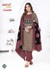 Gamthi Vol 11 By Aarvi Kurti With Pant And Dupatta Wholesale Suppliers In India